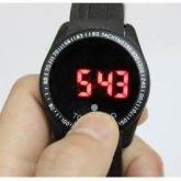 relogio touch led