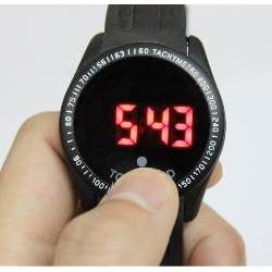 relogio touch led